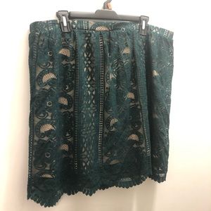 Lacy layered skirt